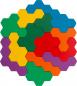 Preview: Lernspiel Holzpuzzle Hexagon